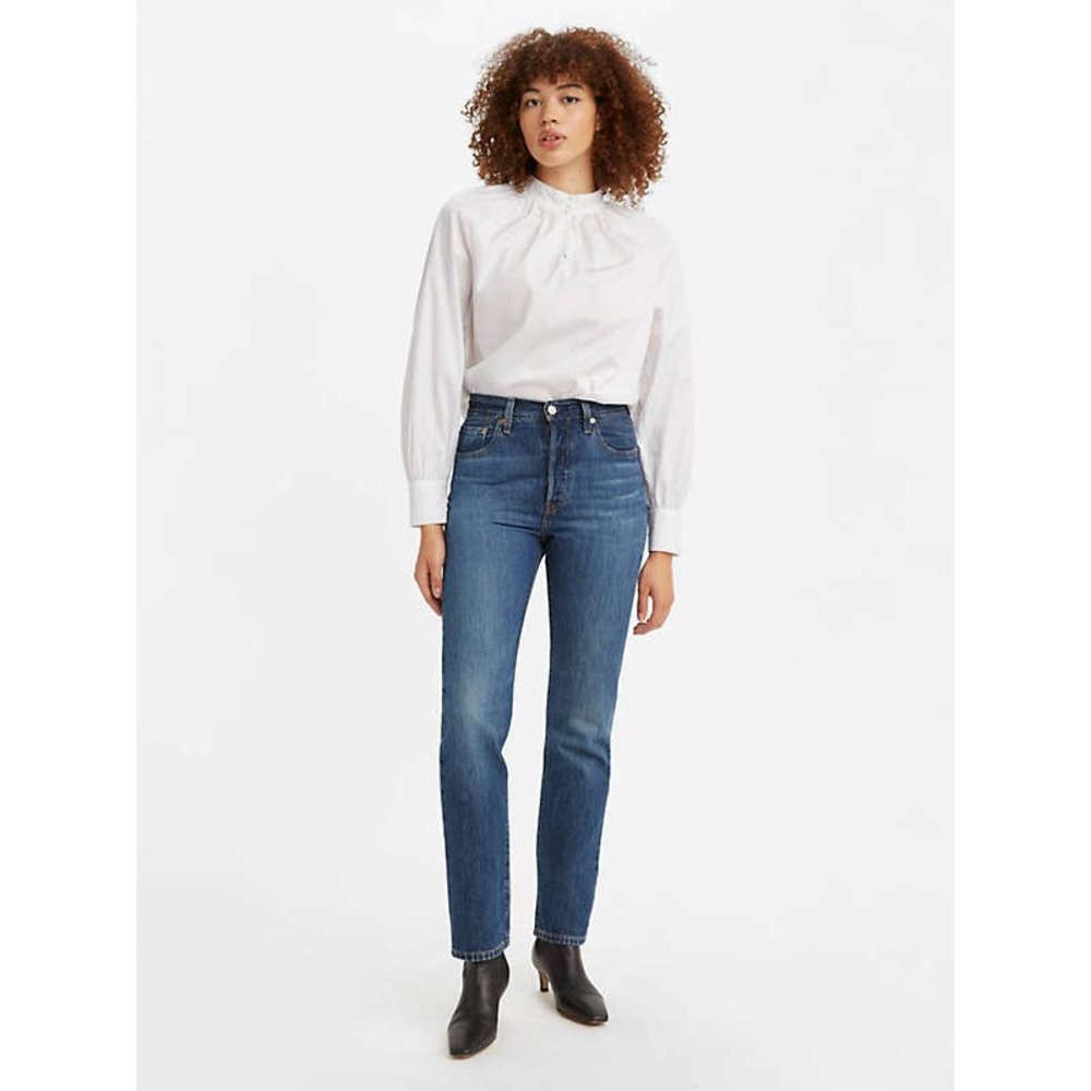 NWT Levis Straight Leg High Rise Dark Denim Jeans